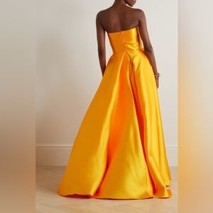 SOLD OUT Solace London silk strapless gown